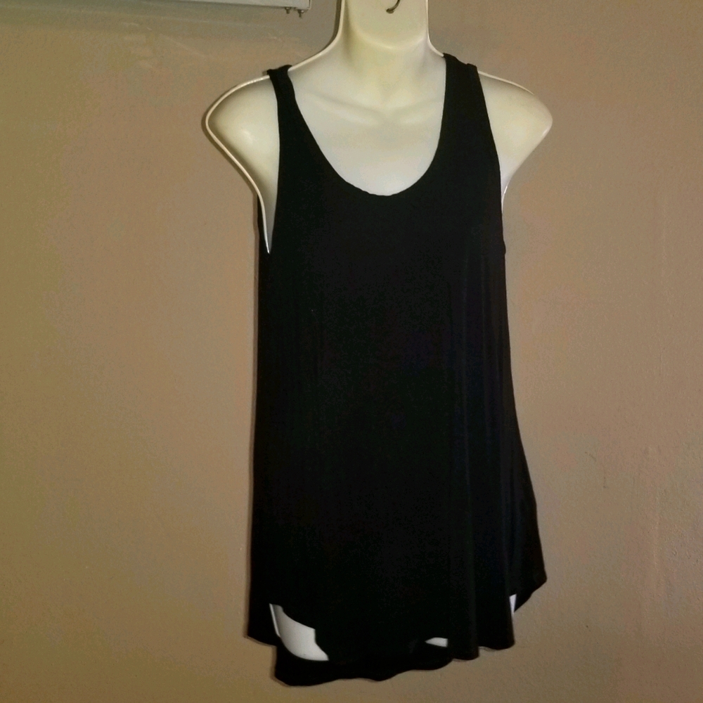 Luvage Black soft breathable loose tank